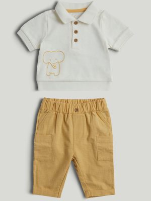 mothercare polo shirt and trousers outfit