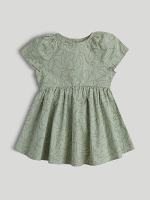 mothercare green cotton dress