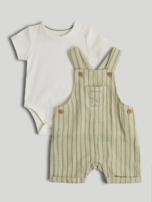 mothercare bibshorts and bodysuit outfit