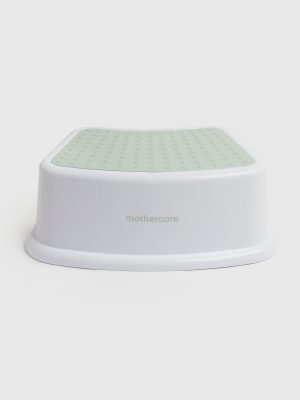 mothercare step stool green and white