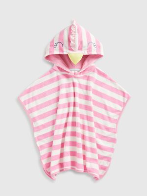 mothercare flamingo hooded towelling poncho