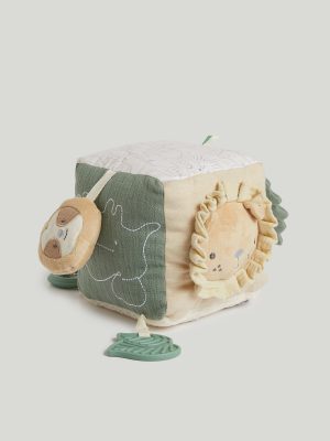 mothercare warm neutrals activity cube