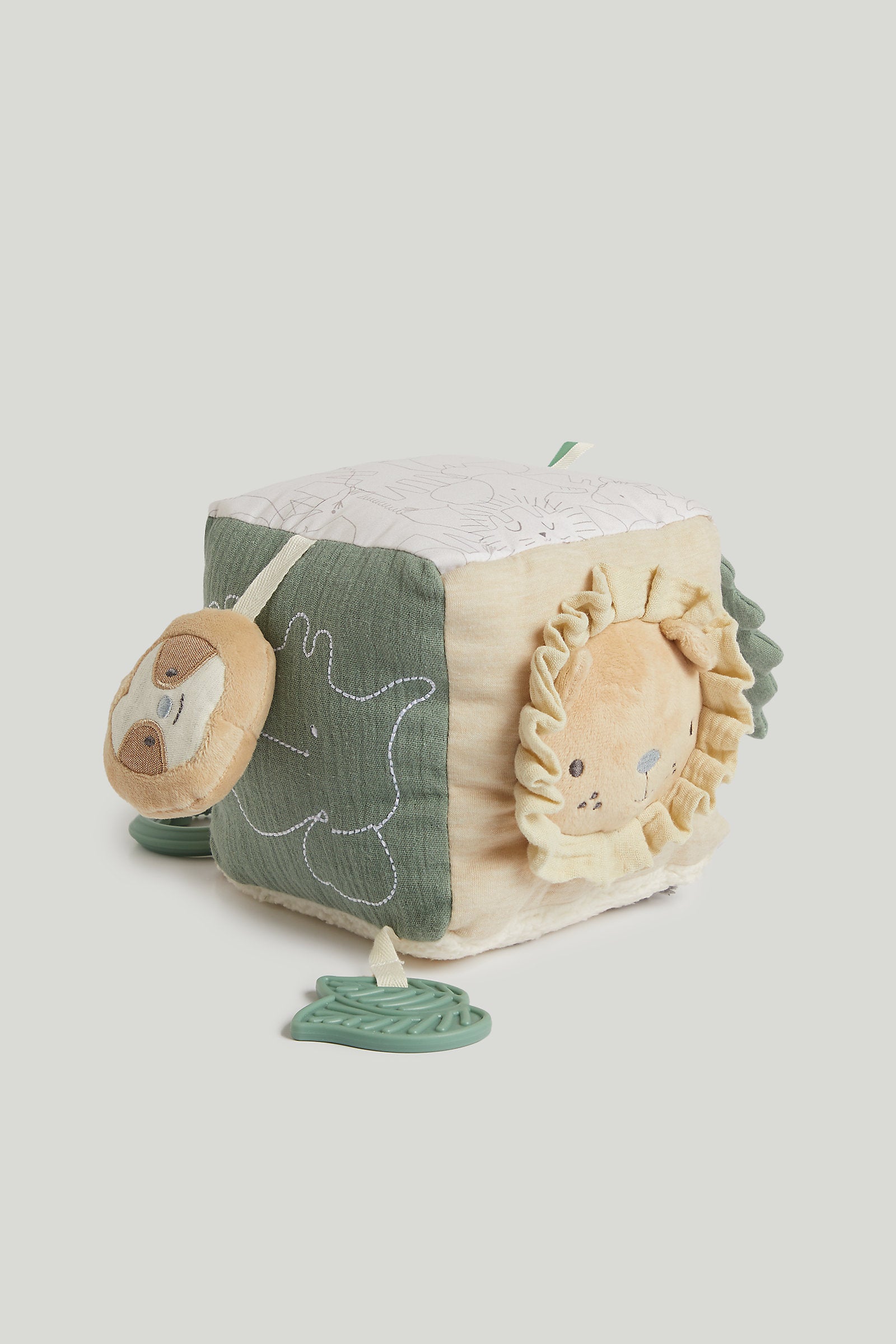 mothercare warm neutrals activity cube